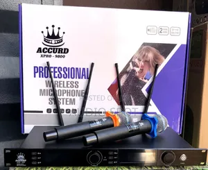 Accurd Xpro-9800 Professional Dual Handheld Digital Wireless Microphon