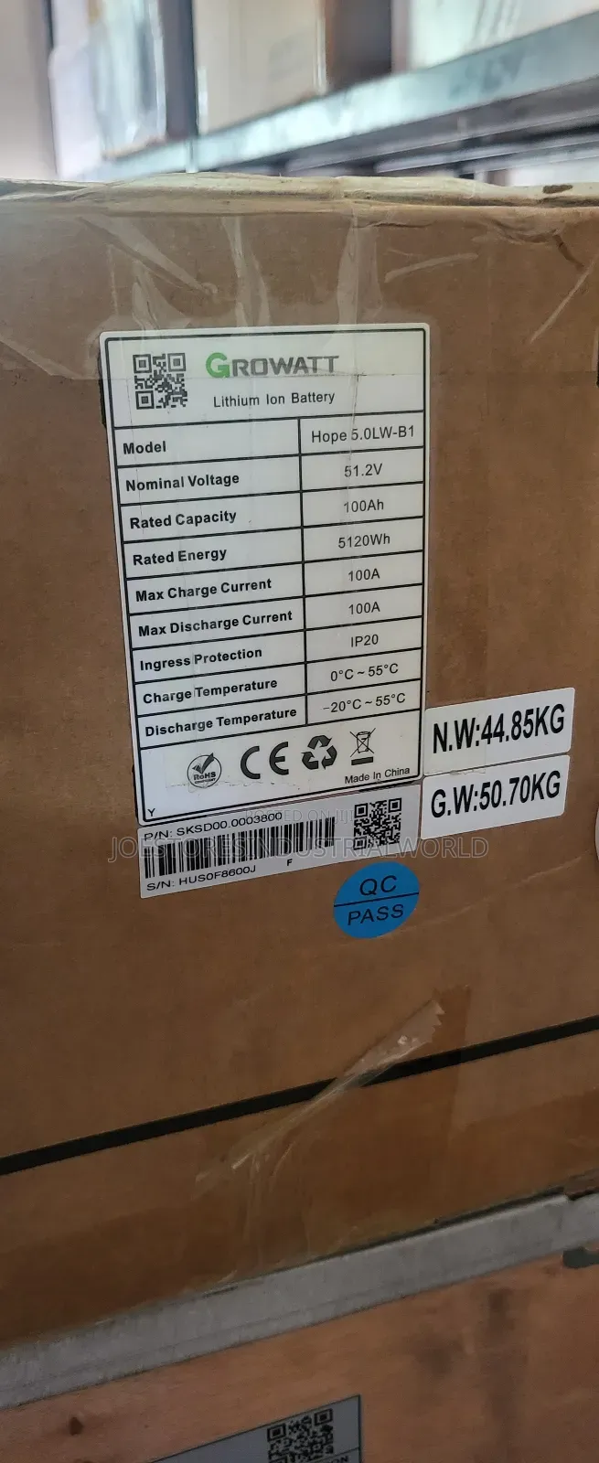 Growatt 5kwh 24v 100a