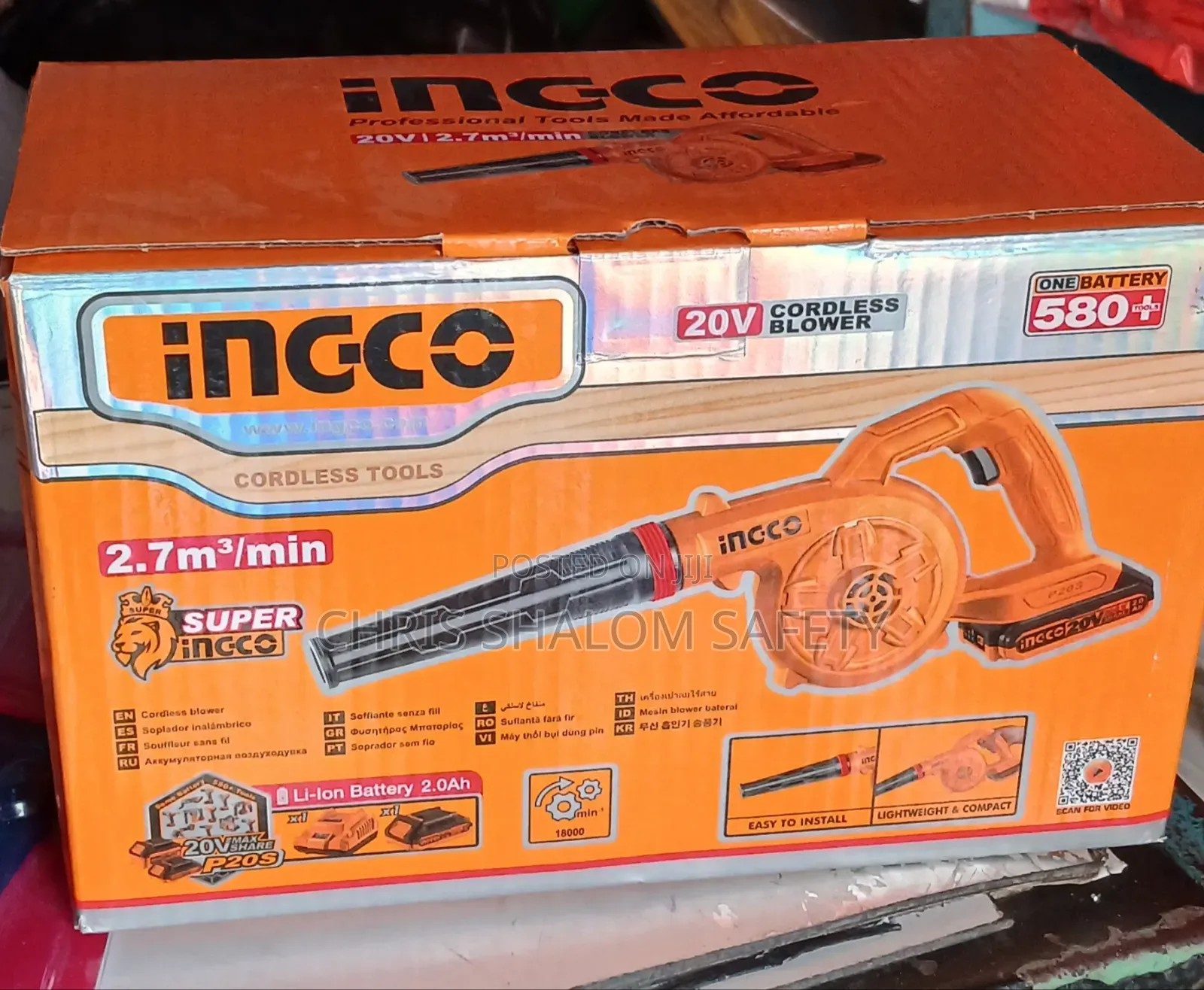 Ingco Cordless Blower