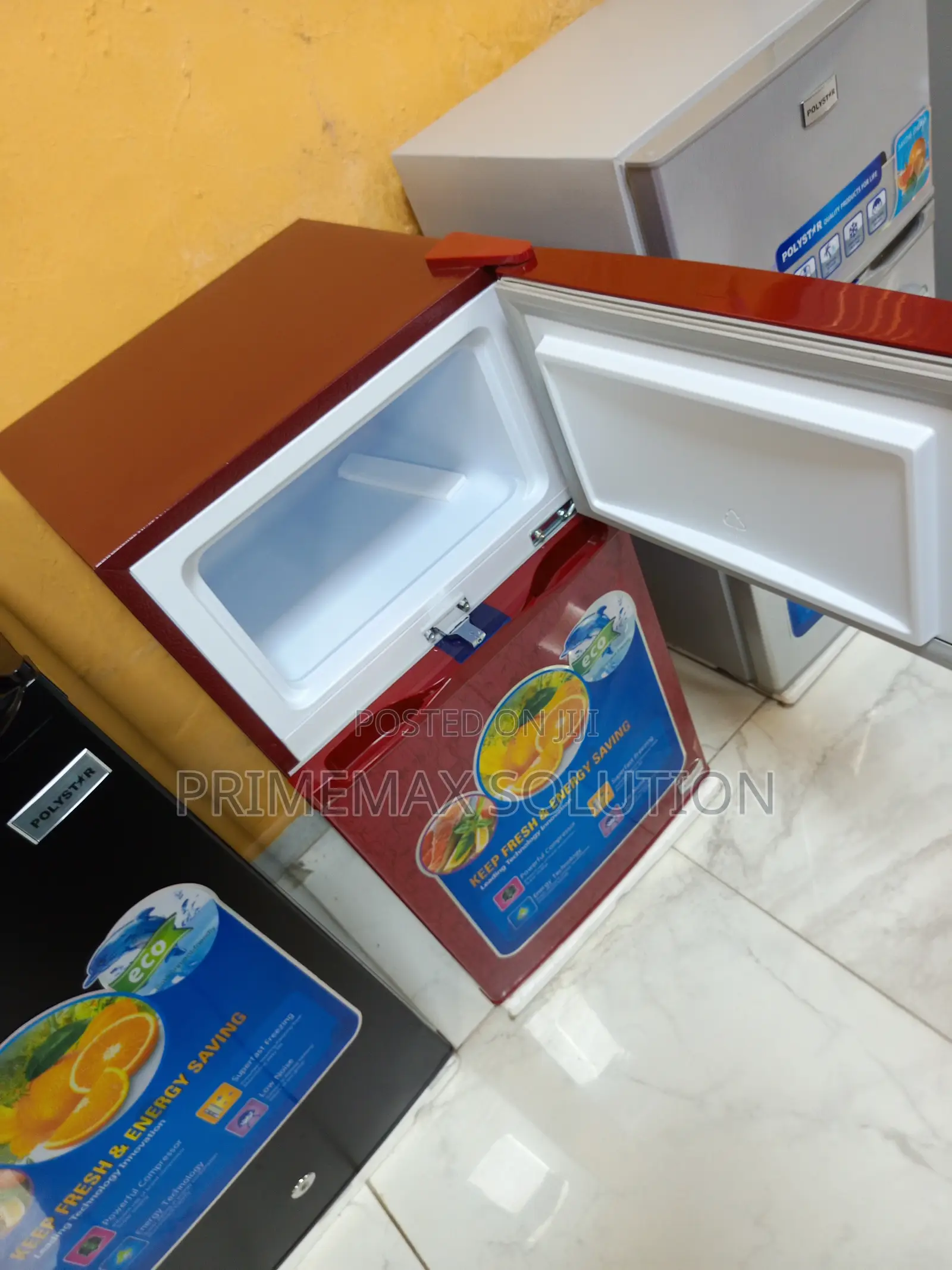 Polystar Red 90 Litres Double Door Refrigerator – Bs Plug Ready for ...