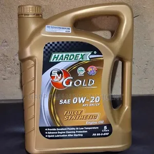 Harder (Gold) Engine Motor Oil Sae 0w-20 Fully Synthetic 5liters