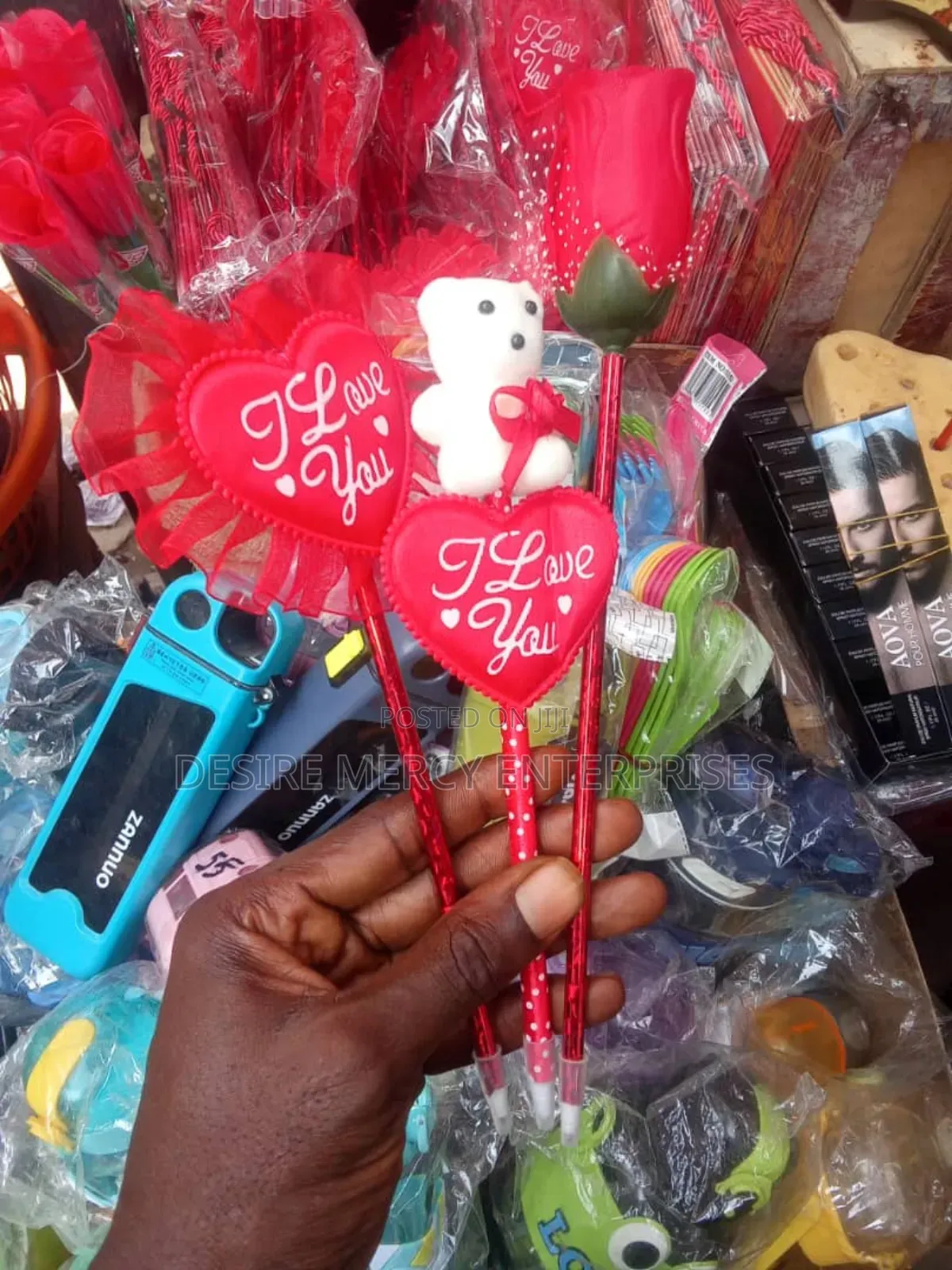 Valentine's Pen Flowers