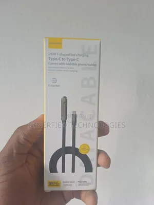 240w High Power Usb-C Charging Datacable With Phoneholder