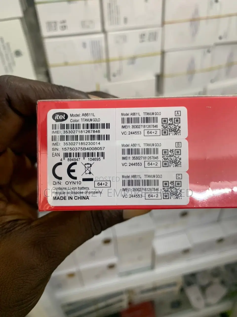 New Itel A100 128 GB