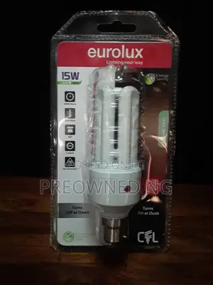 Set of 3 Eurolux 15w Day/Night Sensor CFL Bulb