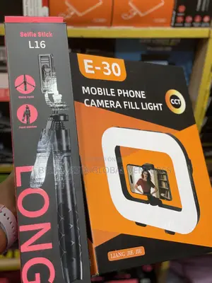 E-30 Light L16 Selfie Stick Tripod Stand Combo