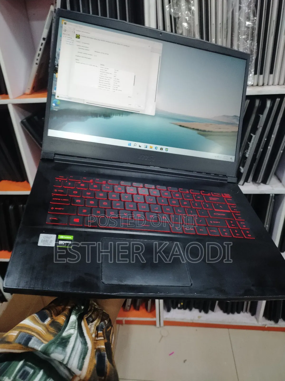 Laptop MSI GF63 16GB Intel Core I7 SSD 512GB