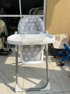 4baby Convertible Feeding and Relaxation High Chair With Double Tray