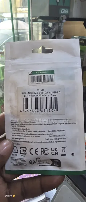 Ugreen Usb2.0 Usb-c/F To Usb2.0 B/M Adapter