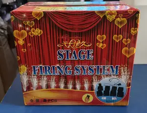 Remote Control 8in1 Box Rechargeable Fireworks Sparkler Machine