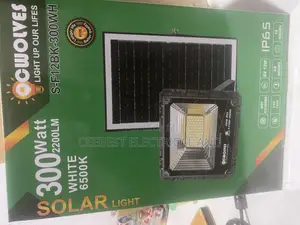 300w of C Wolves Solar Flood Light