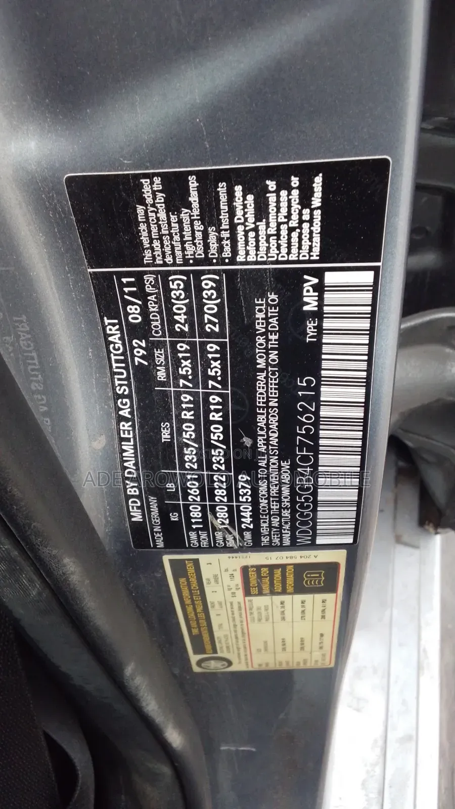 Mercedes-Benz GLK-Class 2012 Silver
