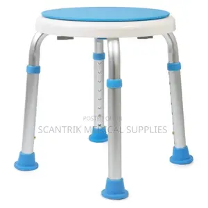 Compact Rotating Shower Stool With Stable Support Frame