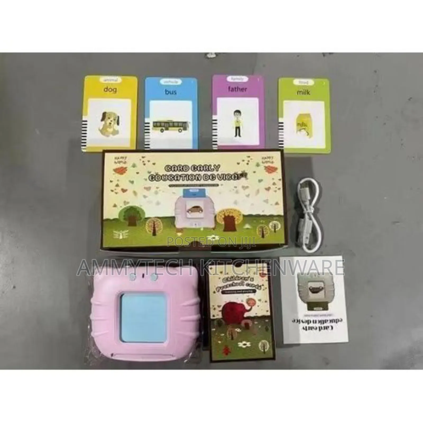 Children's Early Education Home Card💳 Reader Pink💕