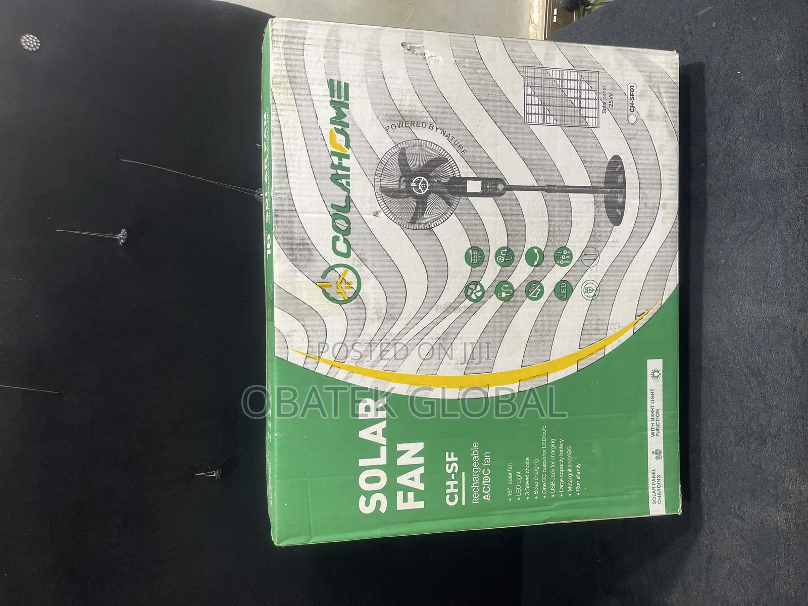 Solar Powerd Standing Fan