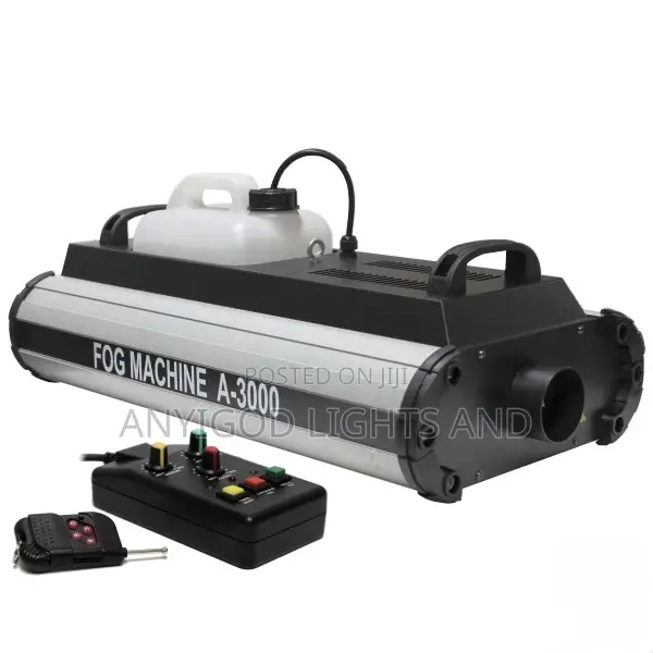 3000w Smoke Fog Machine With Wireless Continuous Remote Controller
