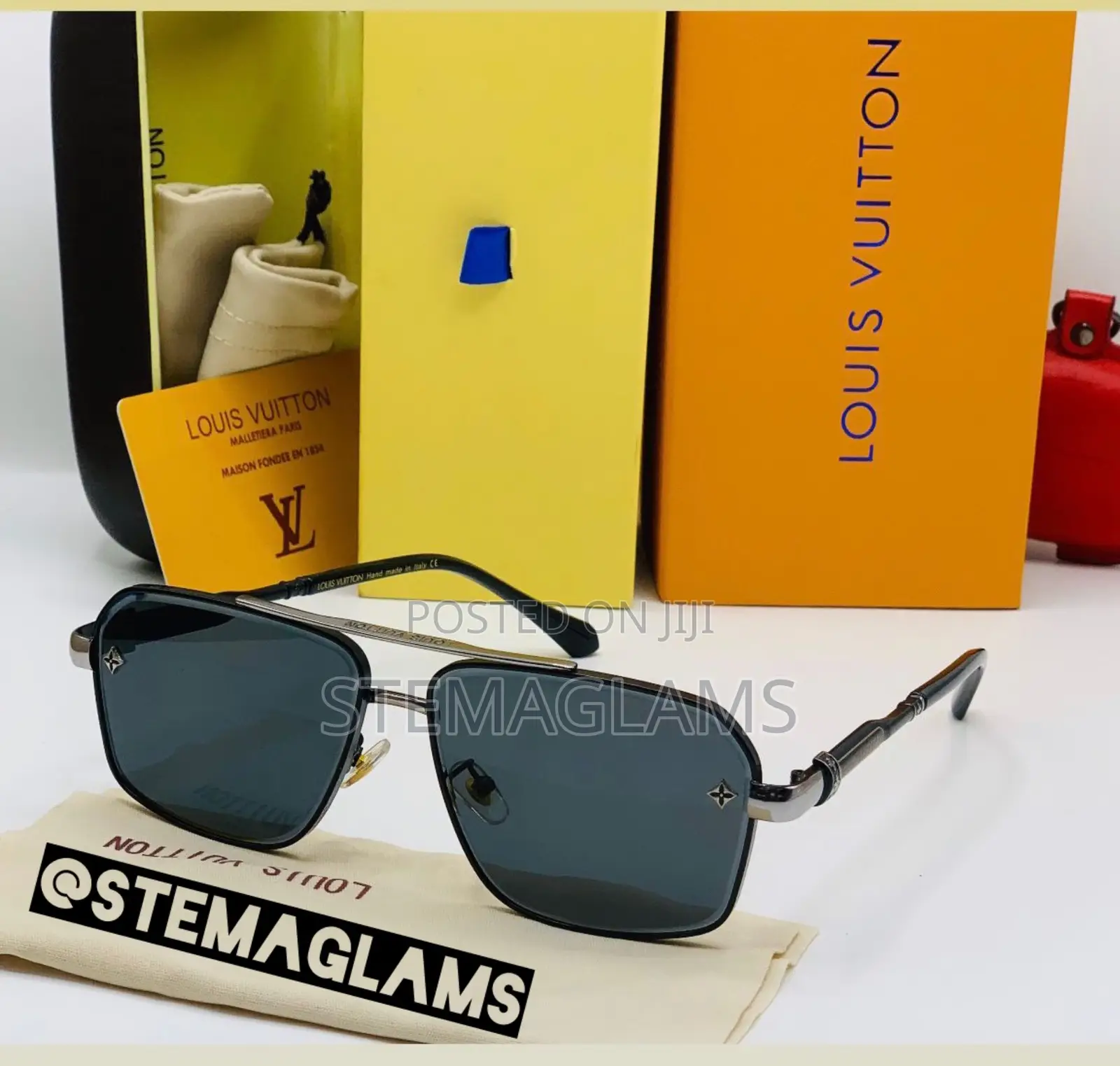 Louis Vuitton Eyewear With Metallic Frames, for Everyday Formal