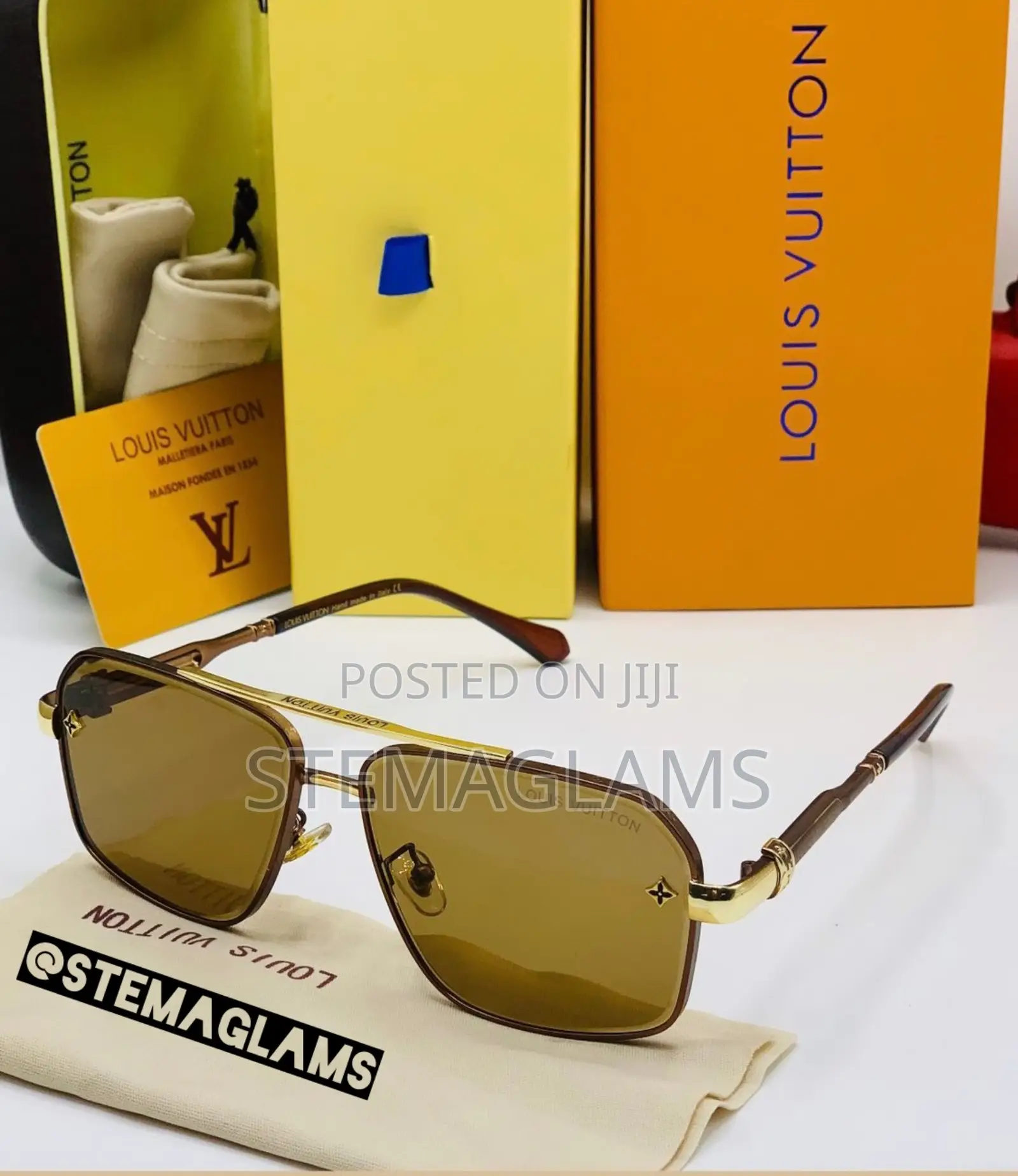 Louis Vuitton Eyewear With Metallic Frames, for Everyday Formal