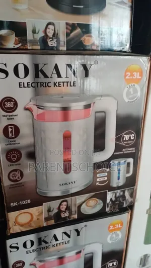 Sokany Portable Electric Kettle Thermo Pot Automatic Power-off
