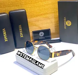 Versace Men’S Round Business Frame Glasses