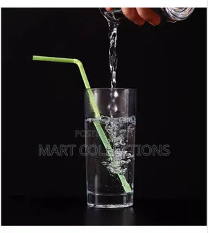100pcs Disposable Drinking Straws