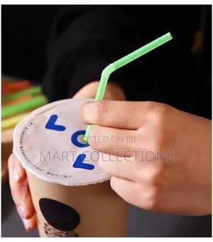 100pcs Disposable Drinking Straws