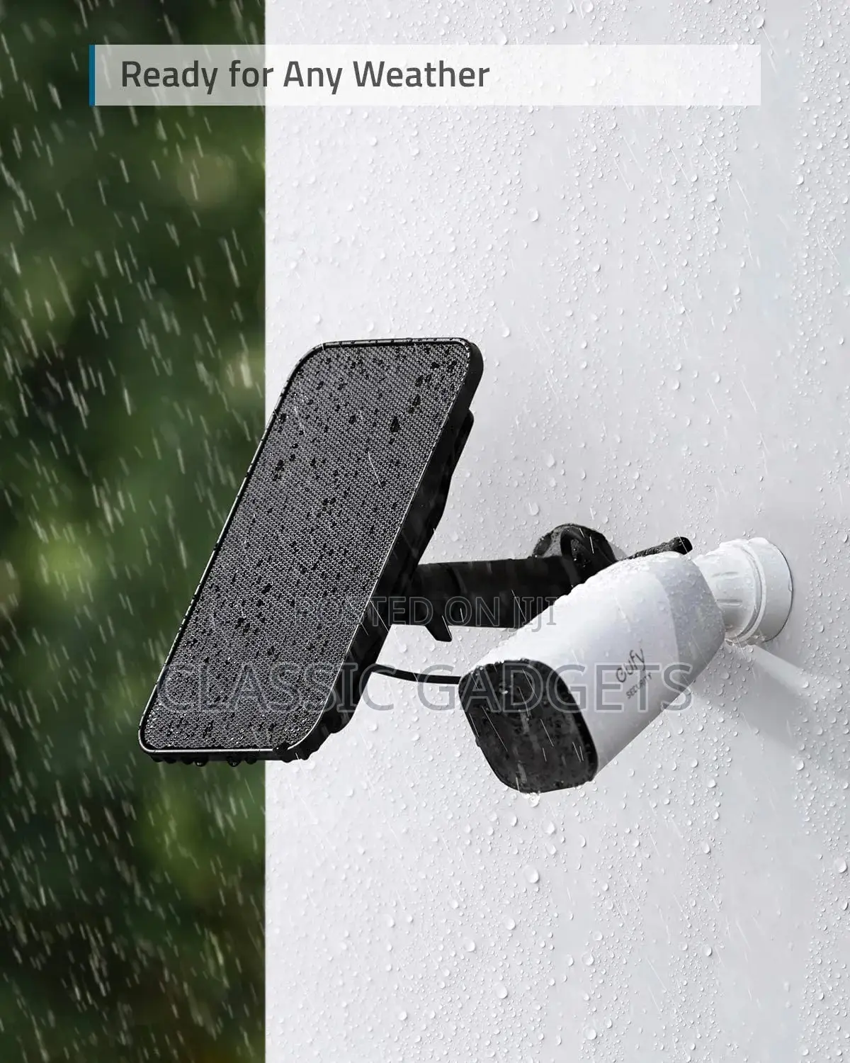 Anker Eufycam 2.6w Solar Panel, Ip65 Weatherproof