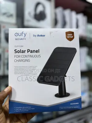 Anker Eufycam 2.6w Solar Panel, Ip65 Weatherproof