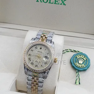 Rolex Full Stone Chain Watch