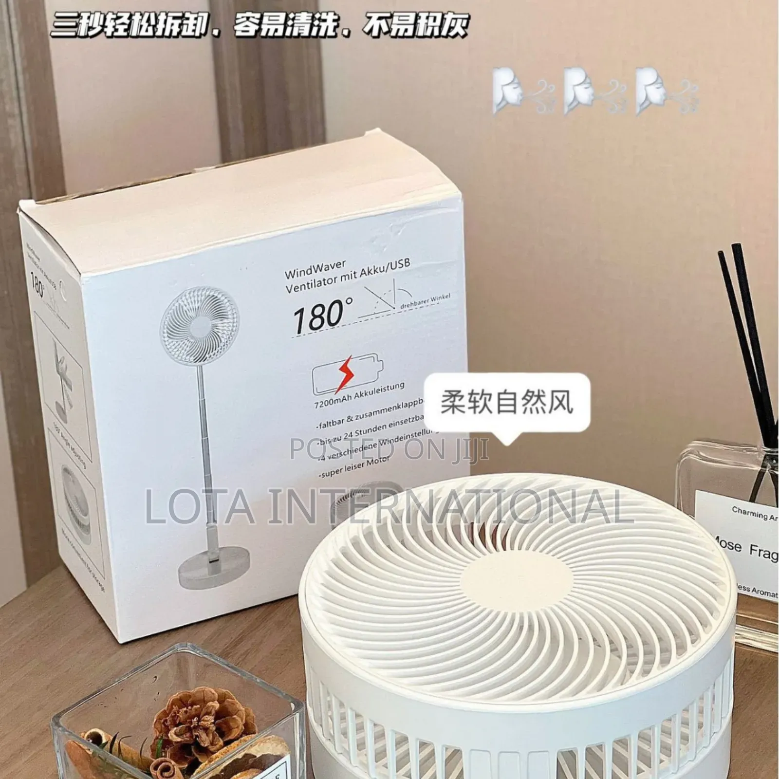 3way Reachable Telescopic Fan