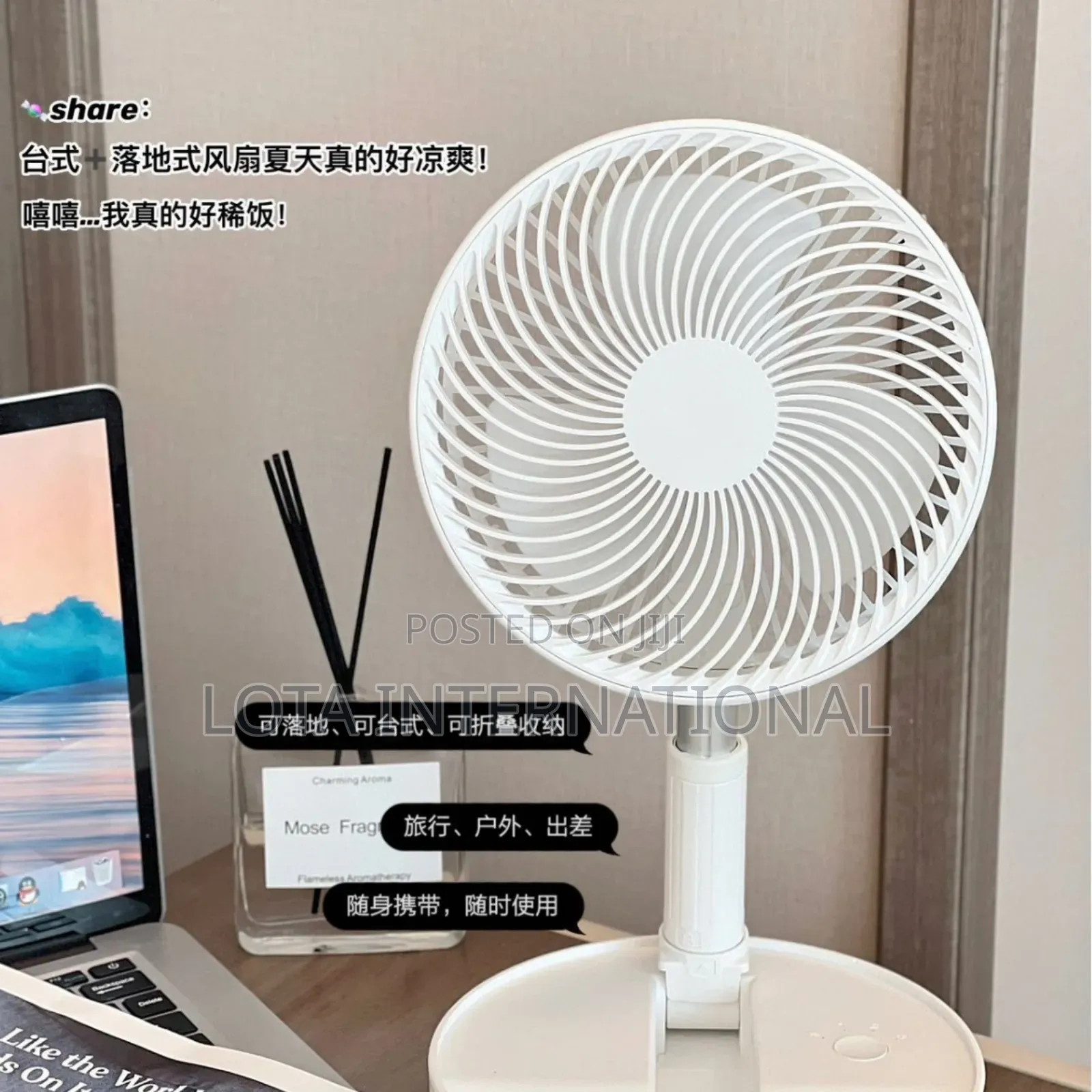 3way Reachable Telescopic Fan