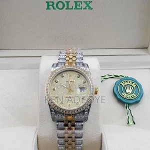 Rolex Full Stone Chain Watch