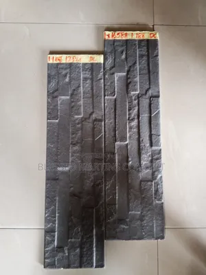 Quality Plain Black Porcelain Outside/Interior Wall Tiles.16.5x60cm