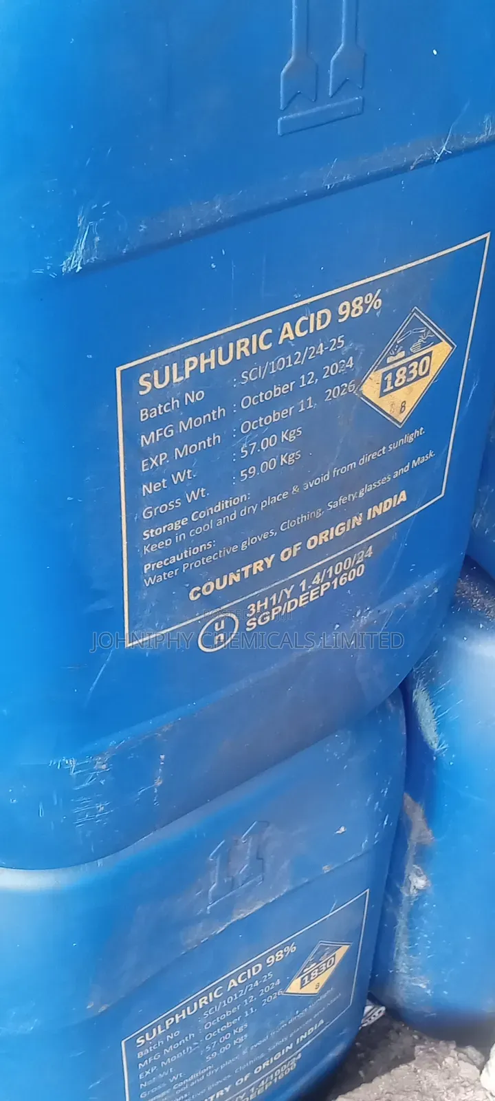 Sulphuric Acid (Imported)