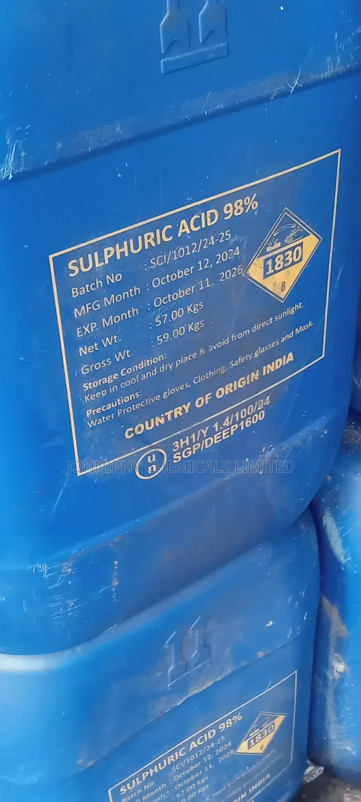 Sulphuric Acid (Imported)