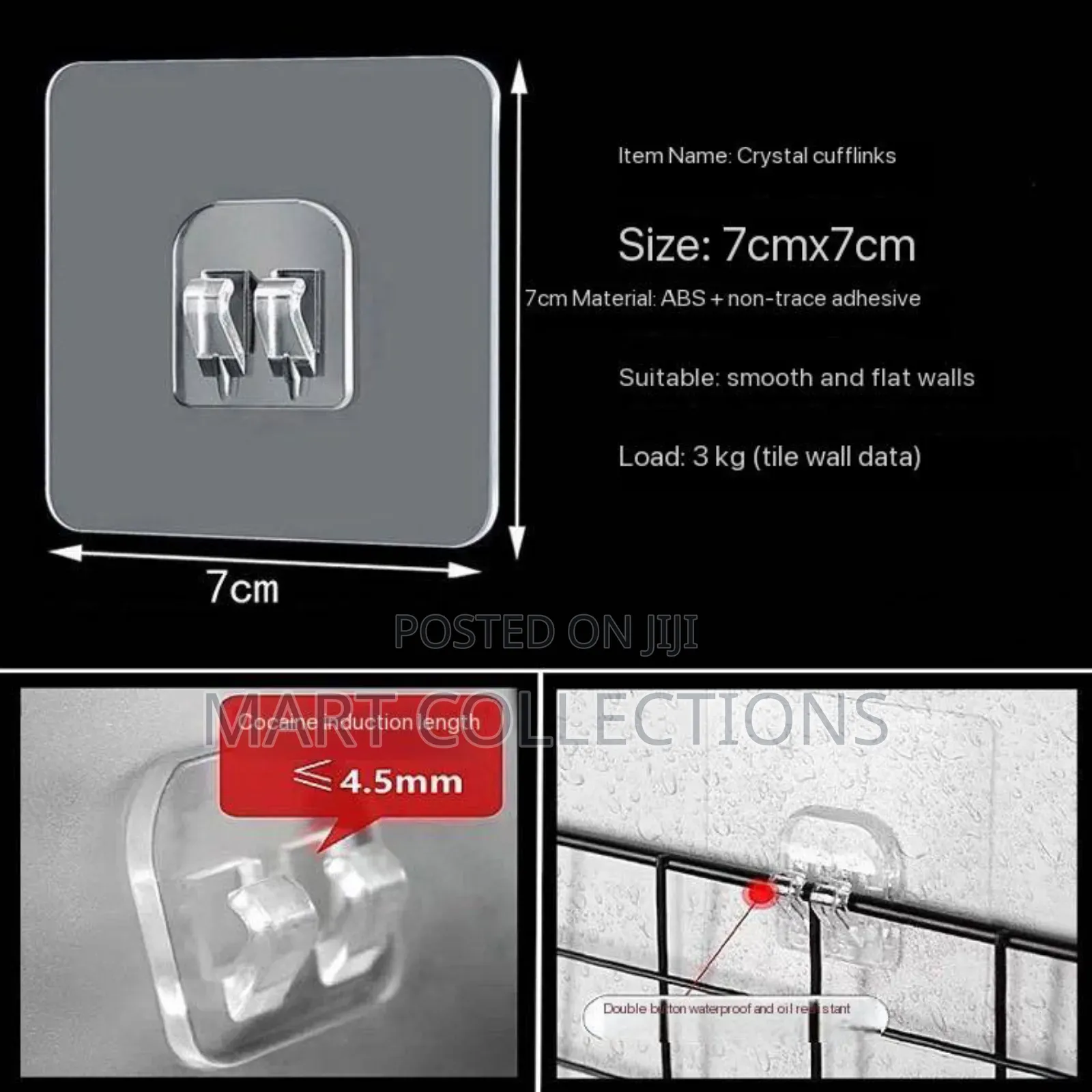 Multi-Purpose Wall Hook Set