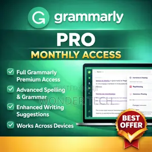 Grammarly Premium 1 Month Access | Plagiarism Grammar Check