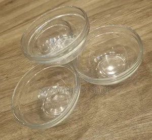4x Glass Dessert Bowl