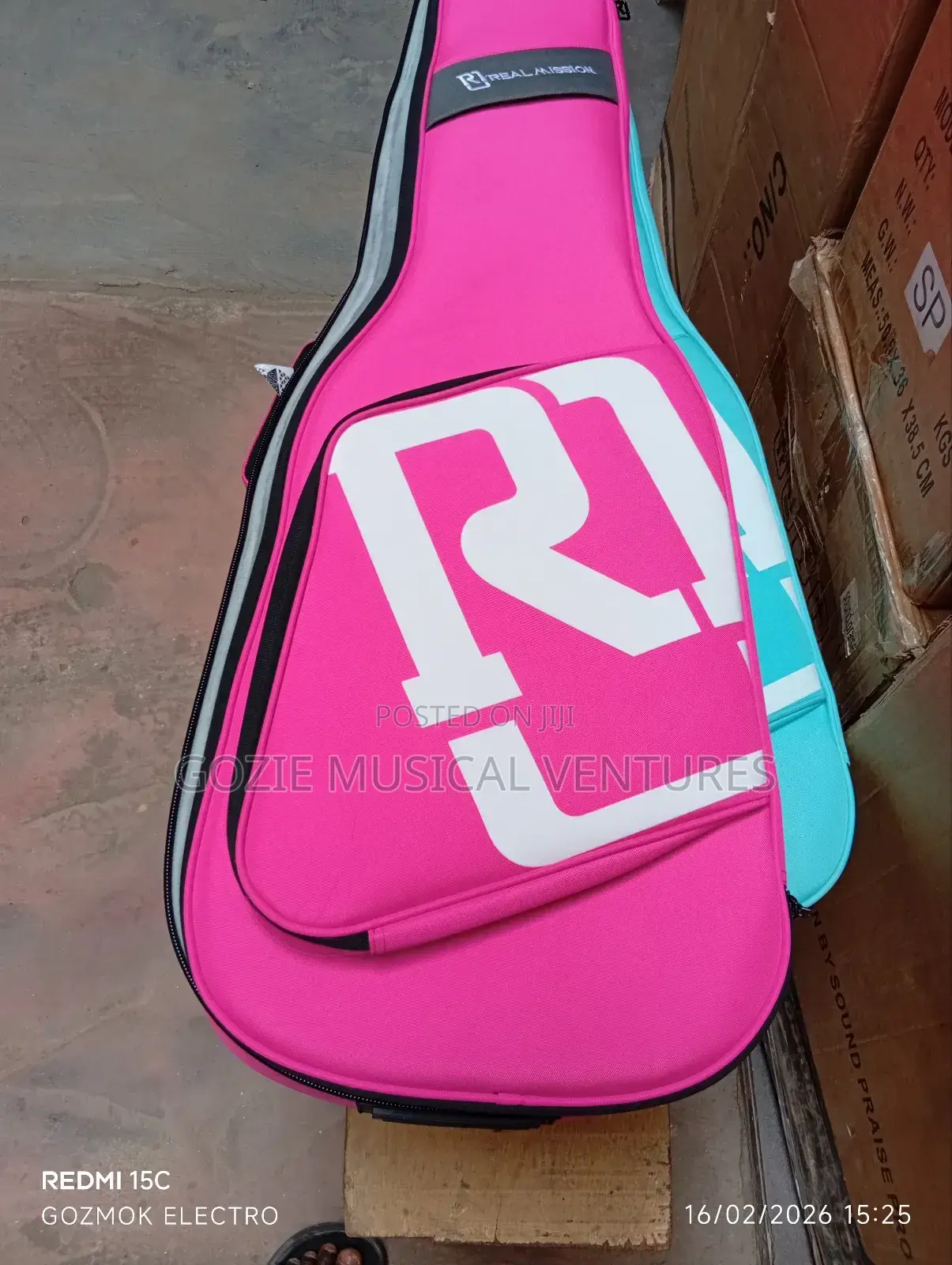 Original Real Mission Guitar Padded Bag
