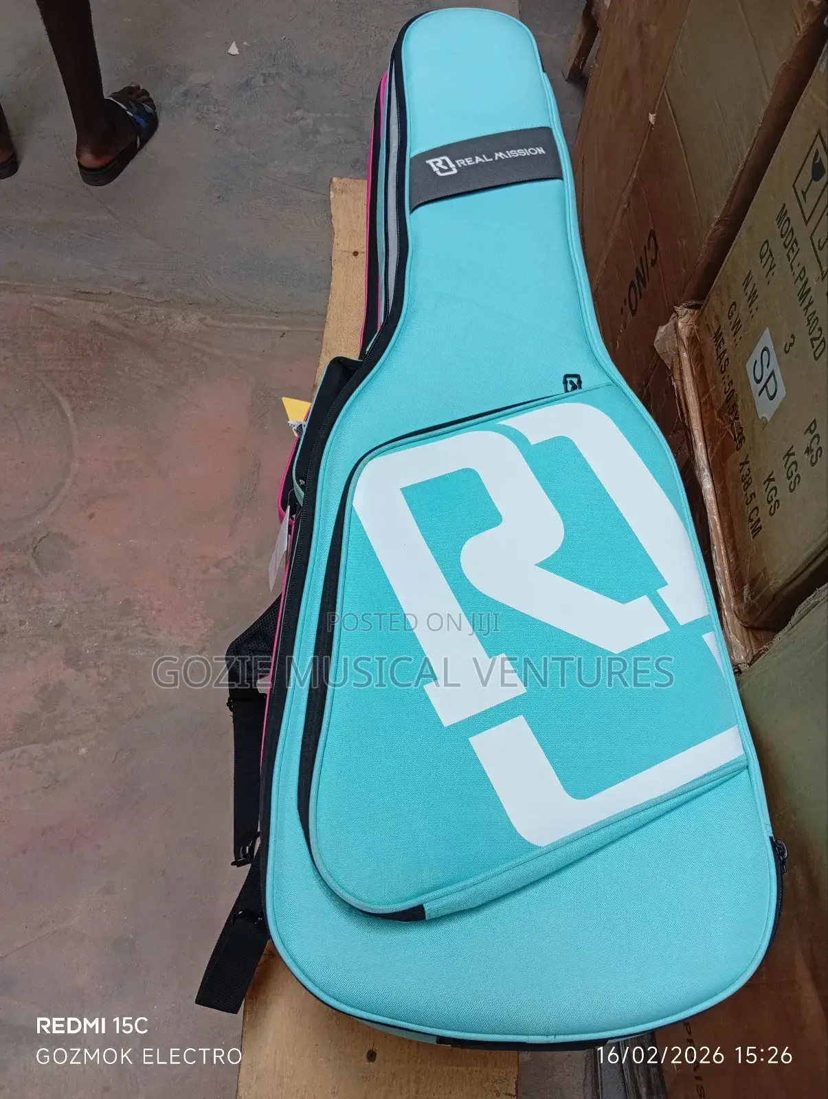 Original Real Mission Guitar Padded Bag