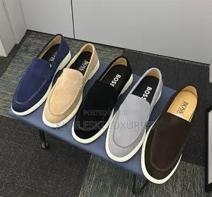 Original Hugo Boss Sienna Suede Loafers Shoe