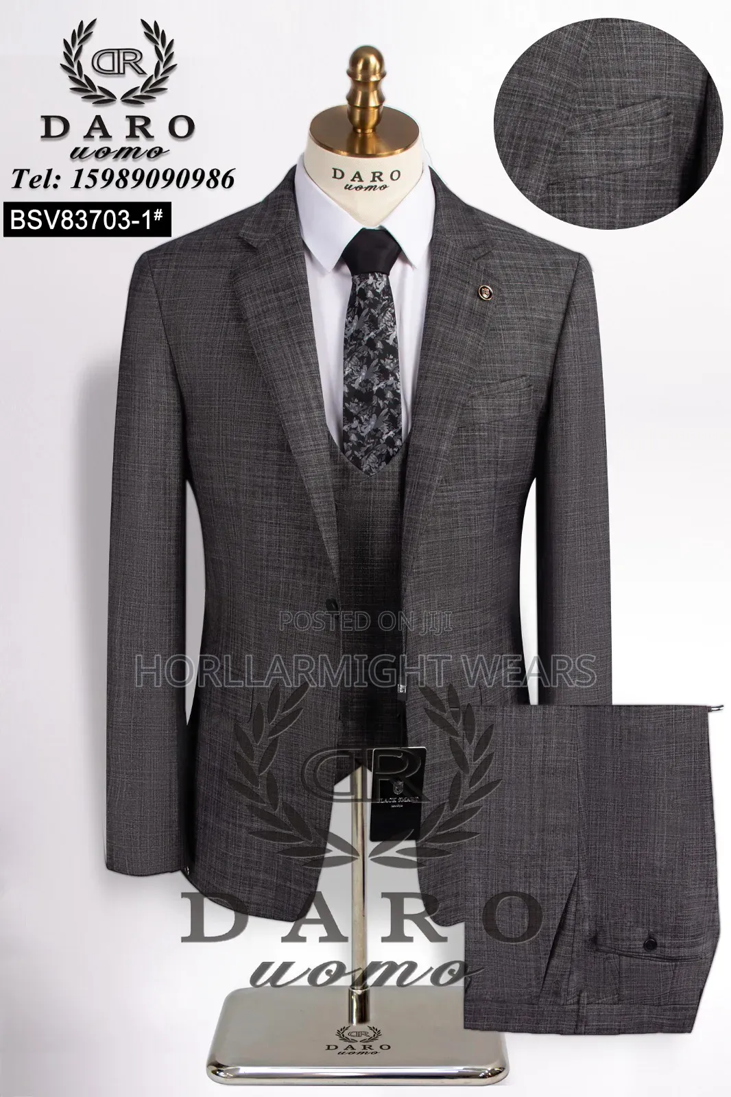 Black Smart 3in1 Turkey Suit