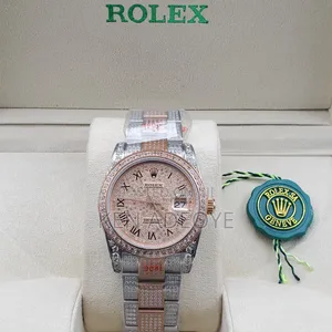 Rolex Full Stone Chain Watch