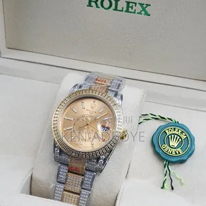Rolex Full Stone Chain Watch
