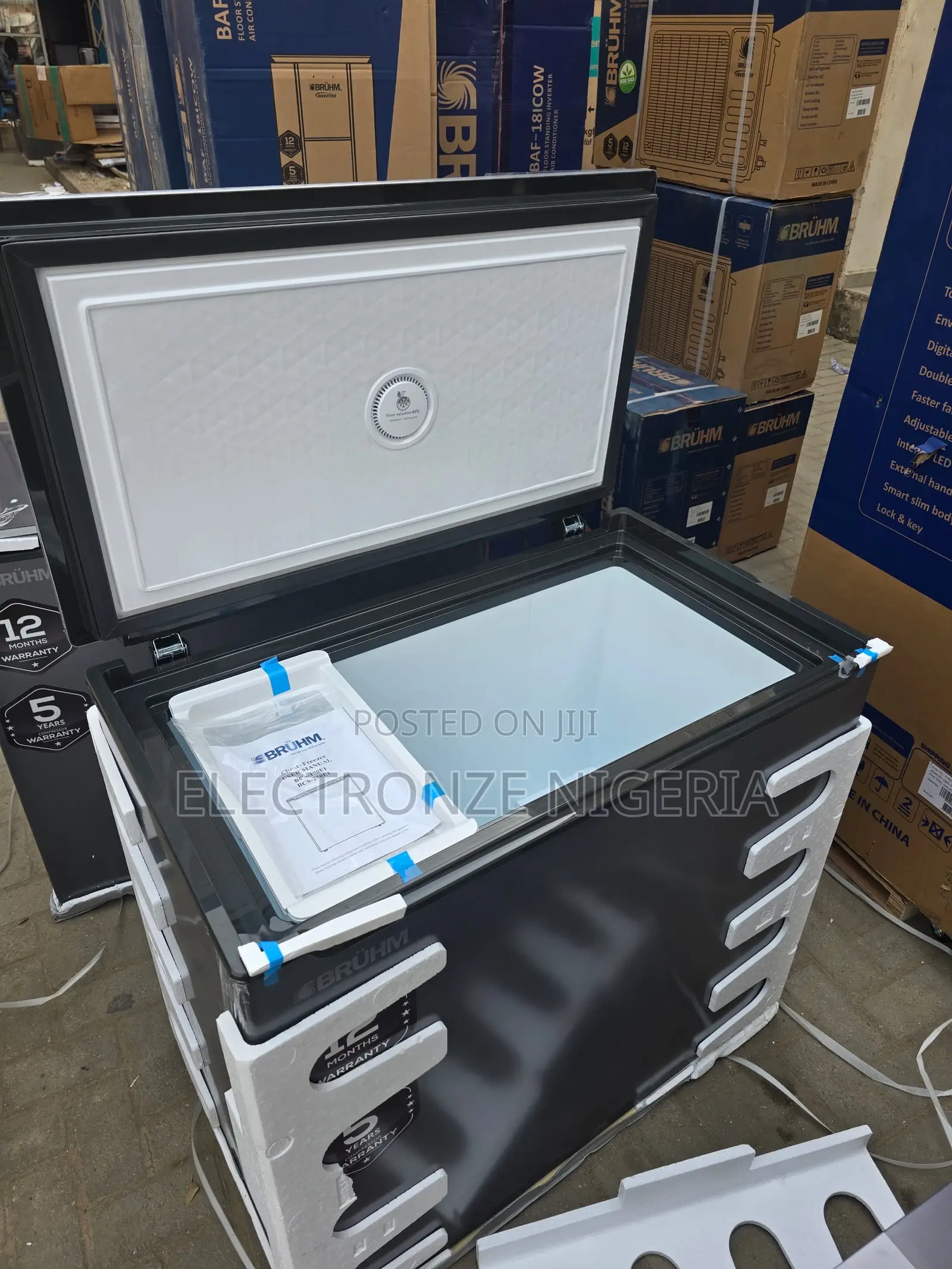 Bruhm Freezer With Temperature Control 230l