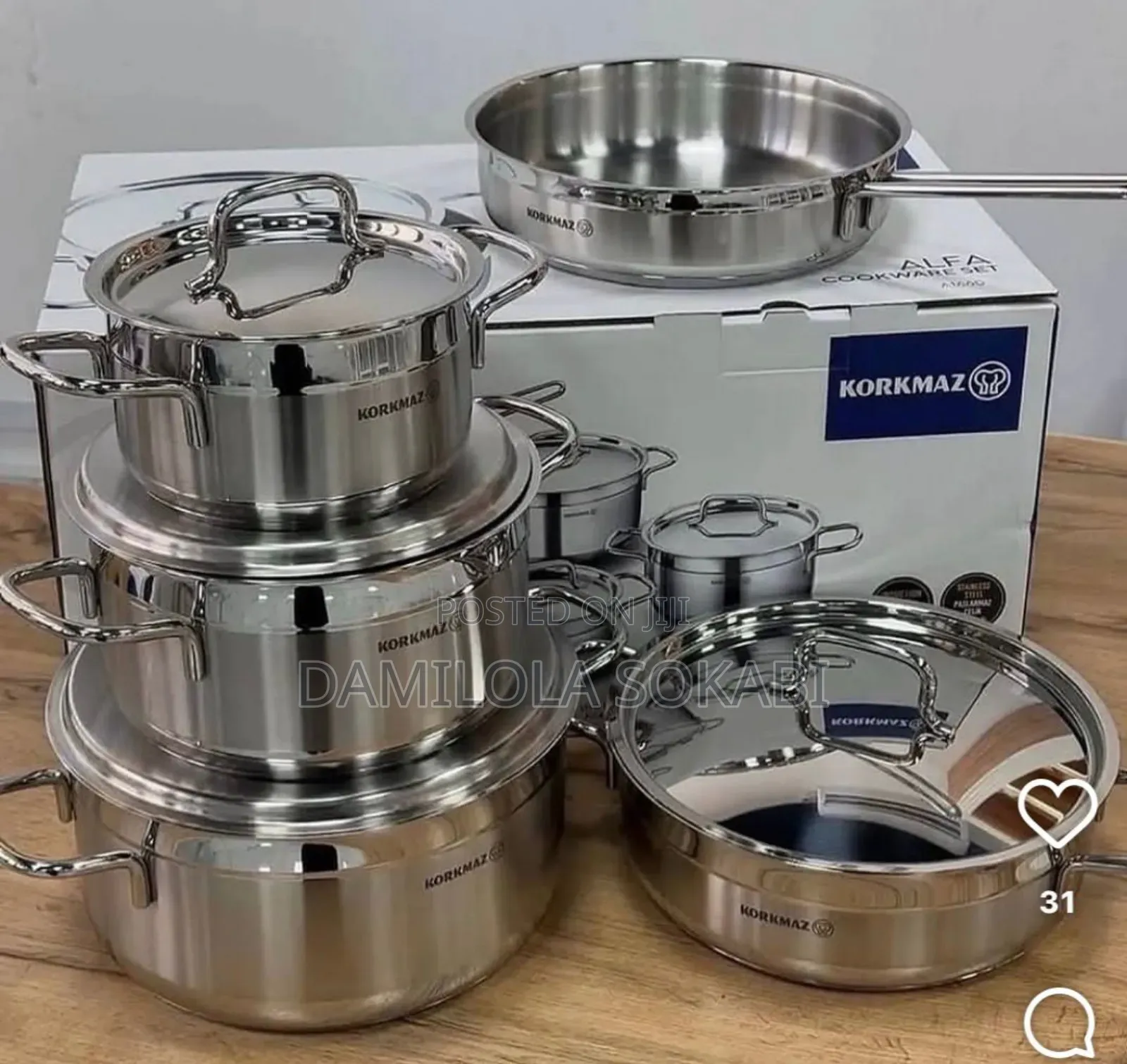 Kormaz Stainless Pot