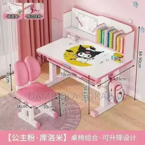 Adjustable Reading Table With Chair