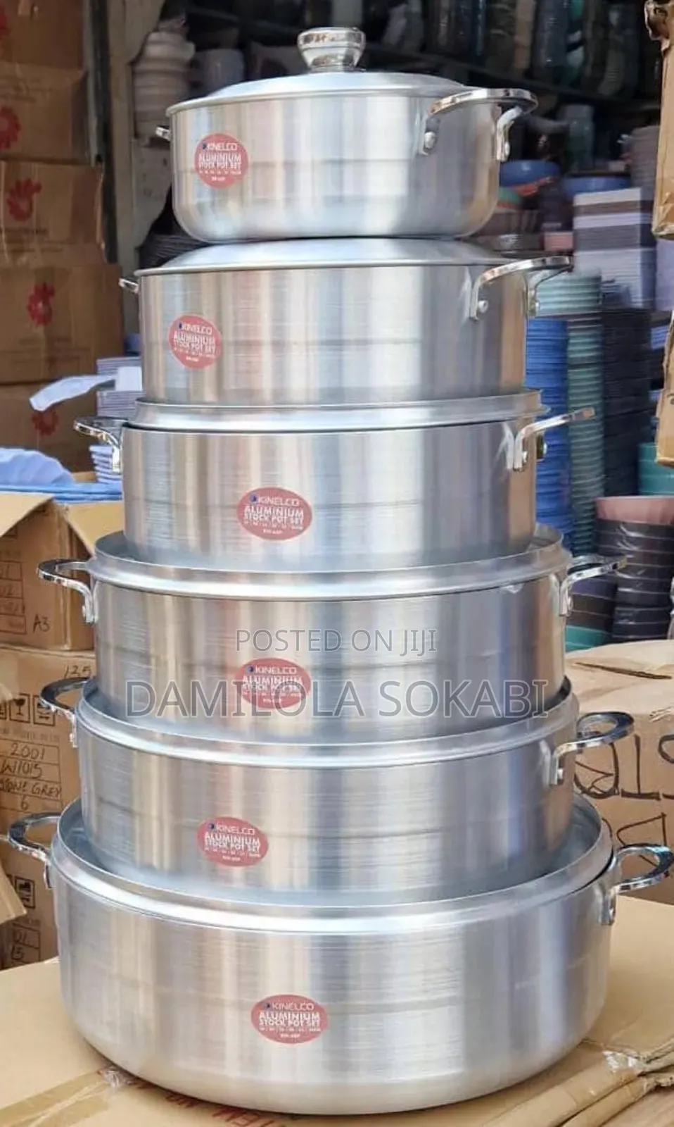 6 Set Aluminum Quality Pot