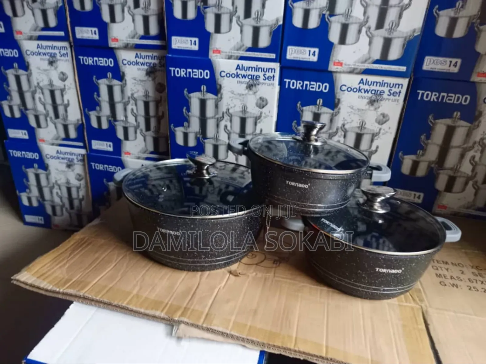 3 Set Tornado Non Stick Pot