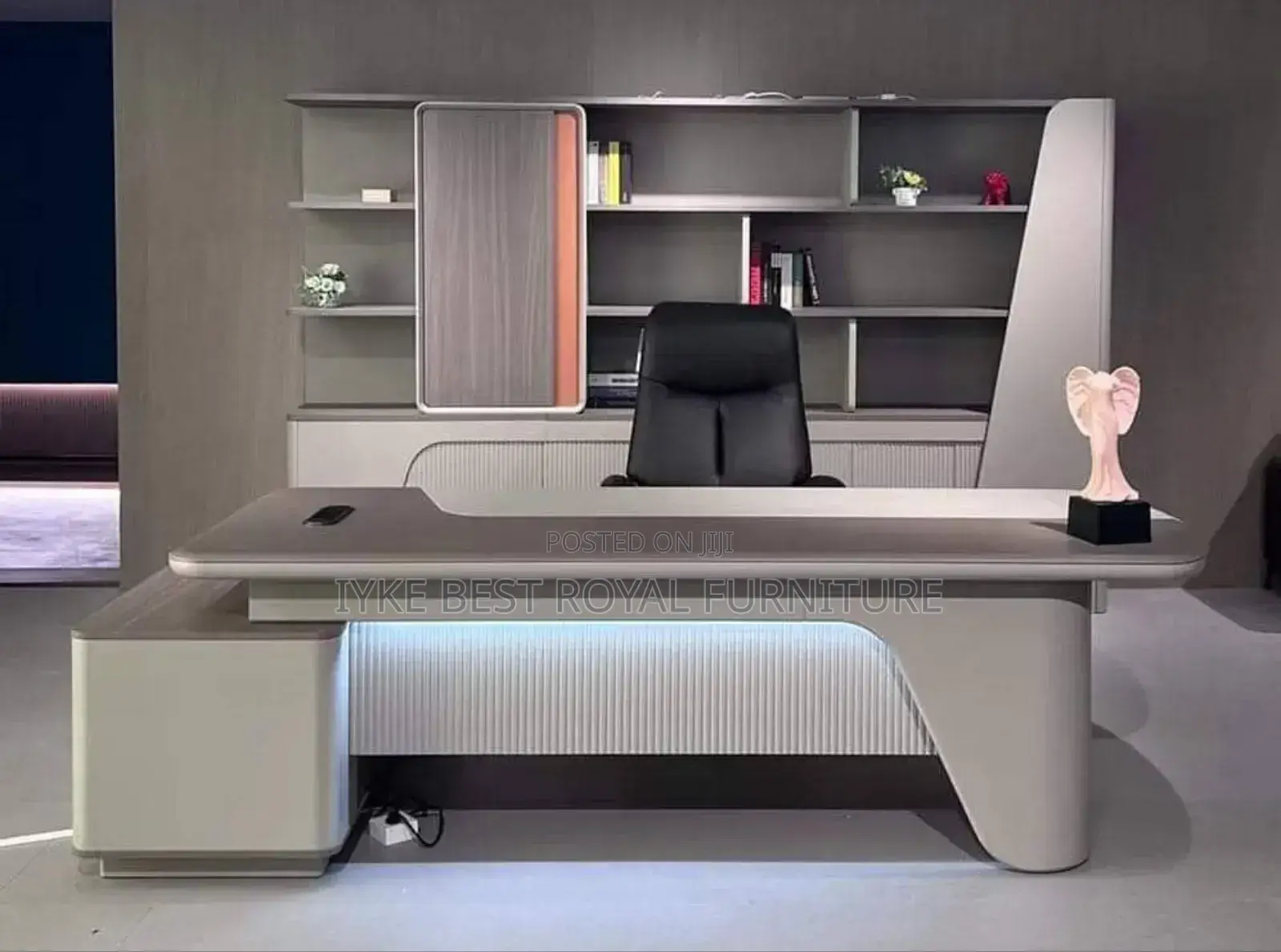 High Classic Office Executive Table With Extension